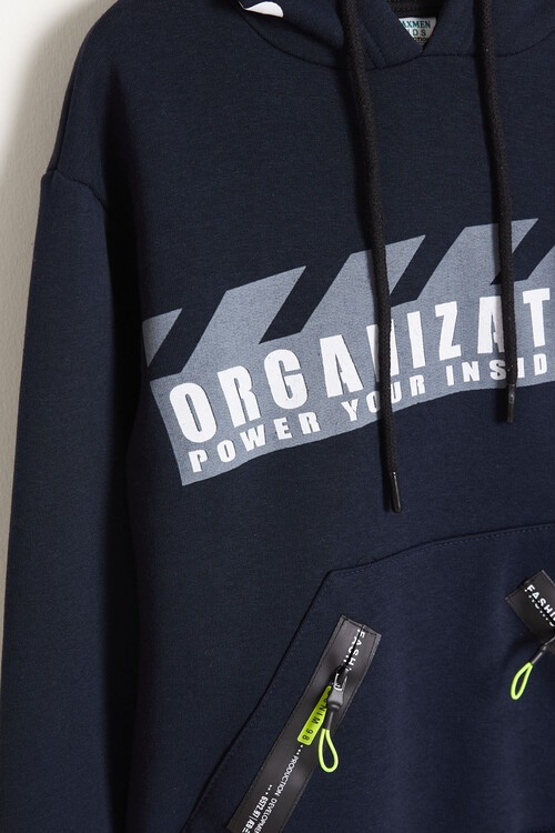 Erkek Çocuk İçi Polarlı Kalın Eşofman Takımı 14168