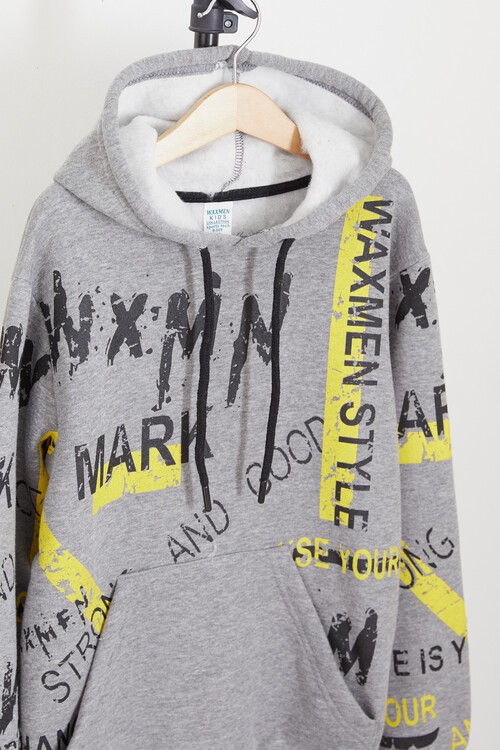 Erkek Çocuk Mark Yazı Baskılı Sweatshirt 9-14 Yaş 14141