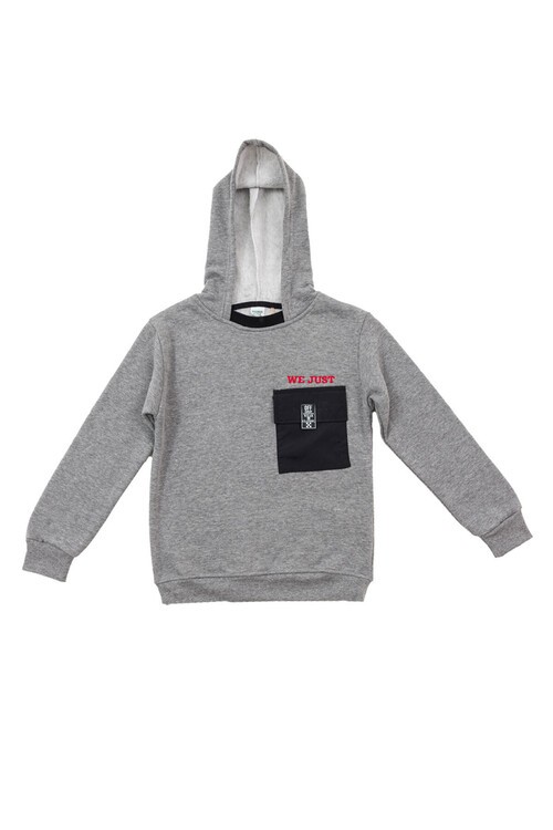 Erkek Çocuk Yazı Baskılı Polarlı Eşofman Takımı  14635