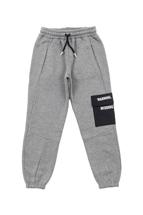 Erkek Çocuk Yazı Baskılı Polarlı Eşofman Takımı  14635