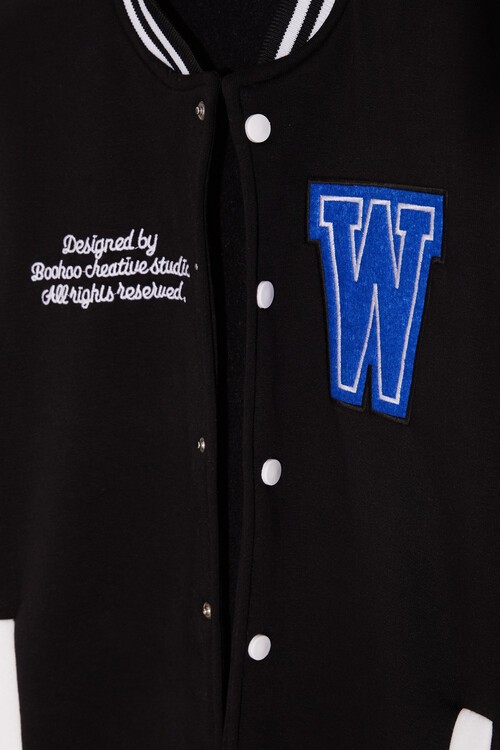 Erkek Çocuk Yazı Nakışlı Kolej Ceket 14645