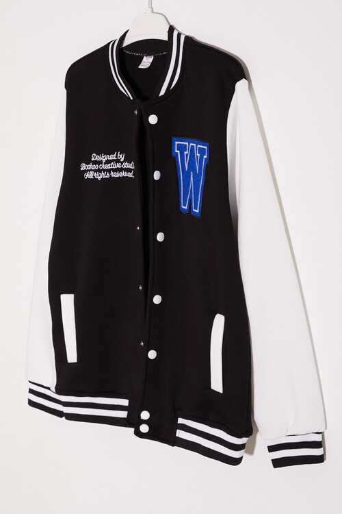 Erkek Çocuk Yazı Nakışlı Kolej Ceket 14645