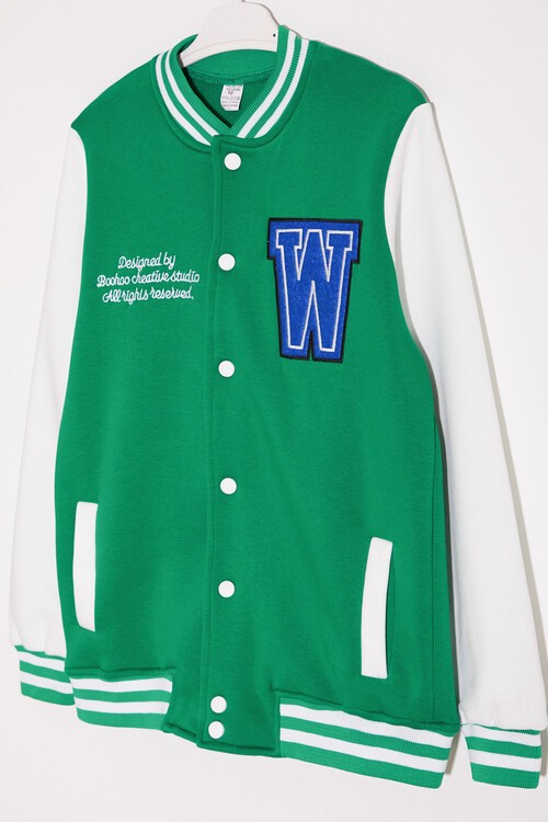 Erkek Çocuk Yazı Nakışlı Kolej Ceket 14645