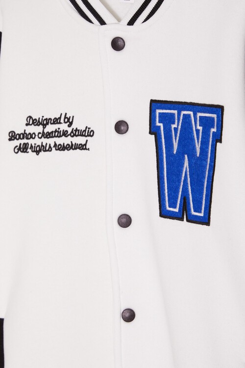 Erkek Çocuk Yazı Nakışlı Kolej Ceket 14645