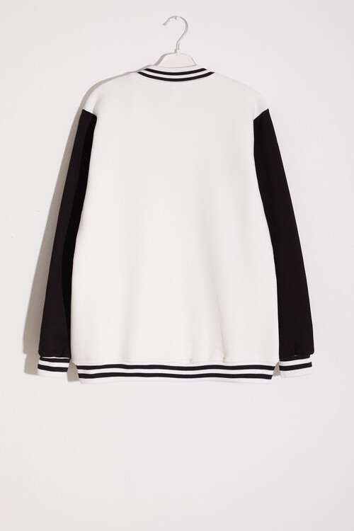 Erkek Çocuk Yazı Nakışlı Kolej Ceket 14645