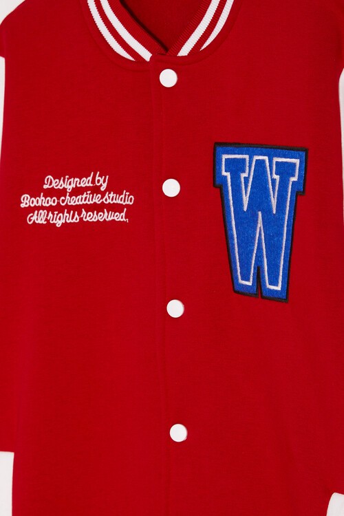 Erkek Çocuk Yazı Nakışlı Kolej Ceket 14645