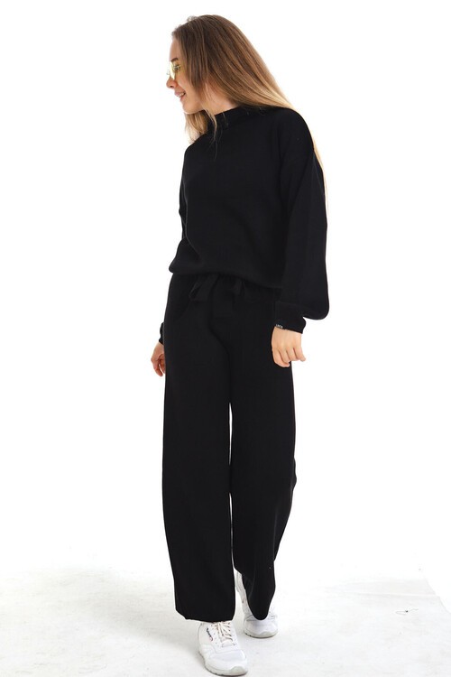 Geniş Paça Örgü Kız Triko Takım 10-15 Yaş  15004