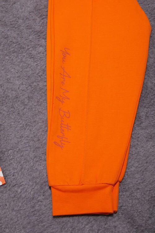 Kelebek Baskılı Simli Kız bebek Eşofman Takımı 14999