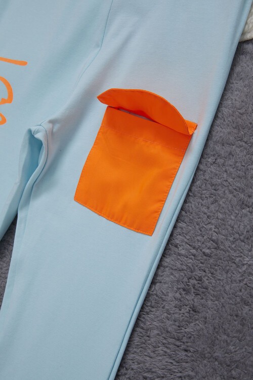 Kız Çocuk Baskılı Tayt 10-15 Yaş 13967