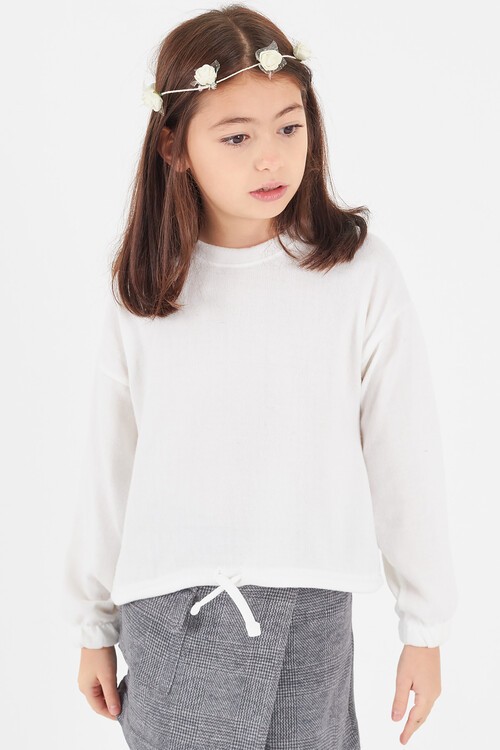 Kız Çocuk Etekli Bluzlu Takım 4-12 Yaş 14636