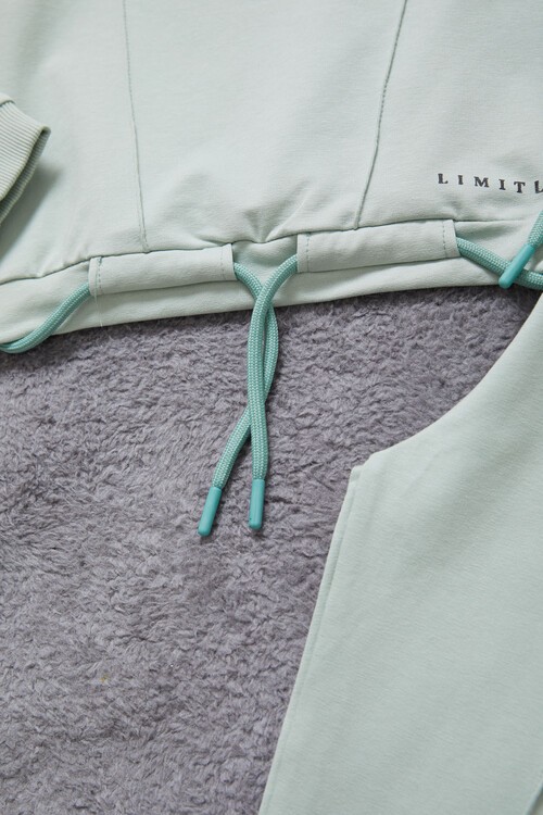 Kız Çocuk Fearless Yazı Baskılı Eşofman Takımı 14975