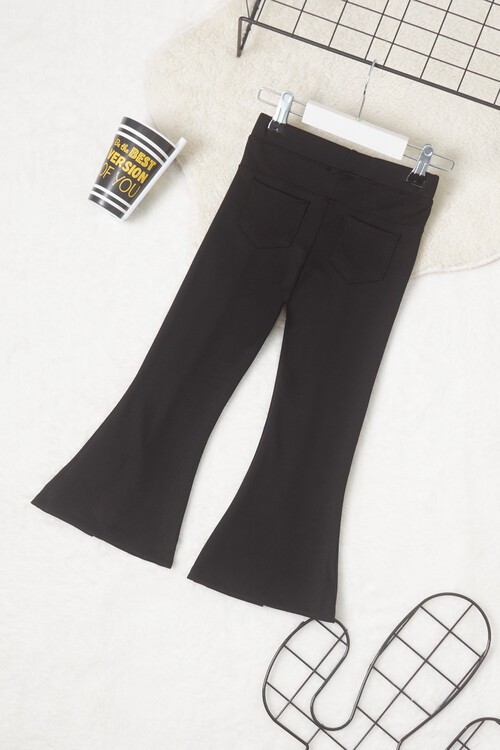 Kız Çocuk İspanyol Paça Fitilli Tayt 14638