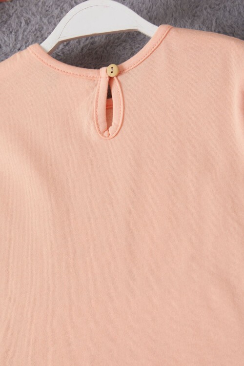 Meyve Baskılı Bluzlu Kız Bebek Şortlu Takım 15374