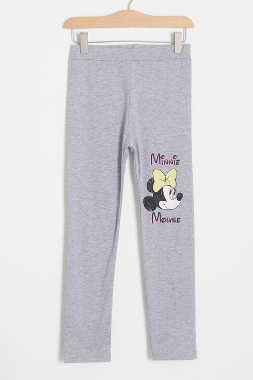 Pembe Simli Minnie Baskılı Kız Alt-Üst Takım 15042