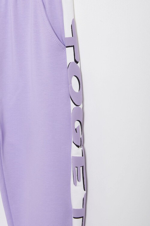 Sırt Baskı Detaylı Ayıcıklı Kız Çocuk Eşofman Takımı 14993