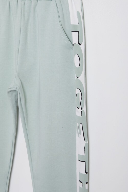 Sırt Baskı Detaylı Ayıcıklı Kız Çocuk Eşofman Takımı 14993