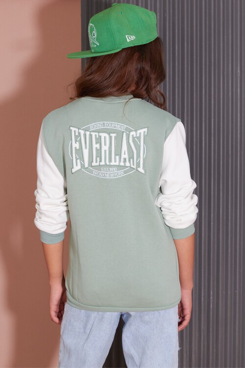 Sırt Logolu Nakışlı Kız Kolej Ceket 14629