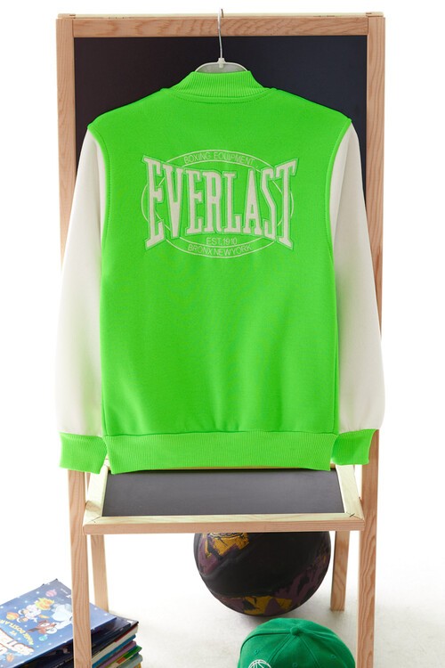 Sırt Logolu Nakışlı Kız Kolej Ceket 14629