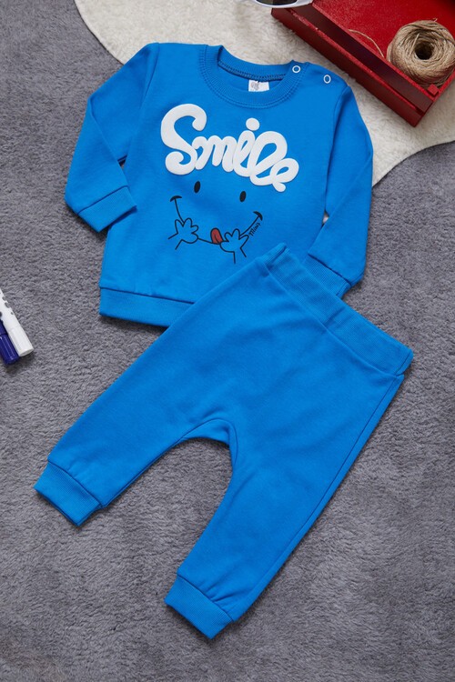 Smile Kabartmalı Bebek Takım 0-9 Ay 14349