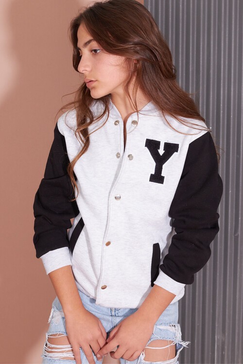 Yale Yazılı Kız Kolej Ceket  14628