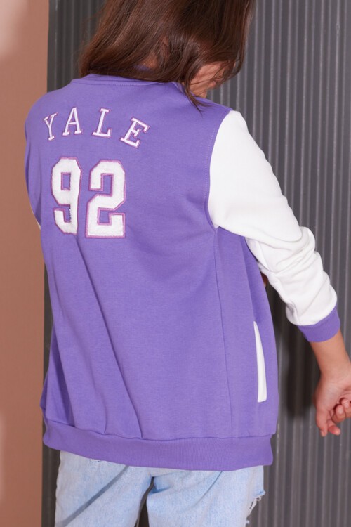 Yale Yazılı Kız Kolej Ceket  14628