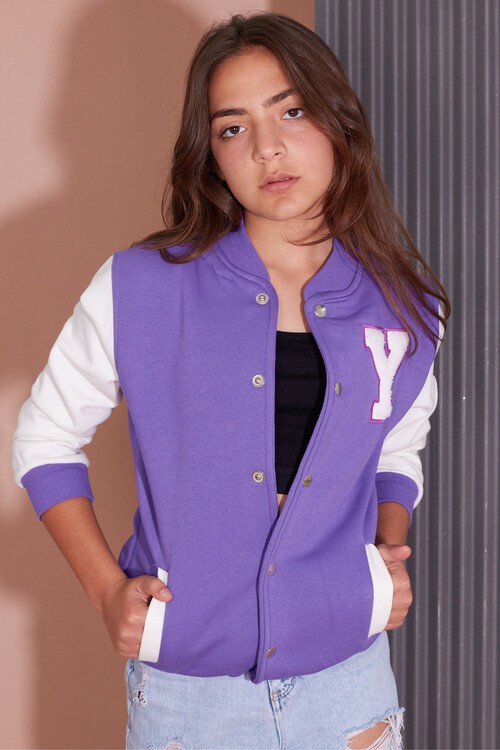 Yale Yazılı Kız Kolej Ceket  14628