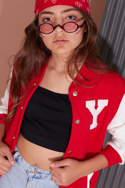 Yale Yazılı Kız Kolej Ceket  14628