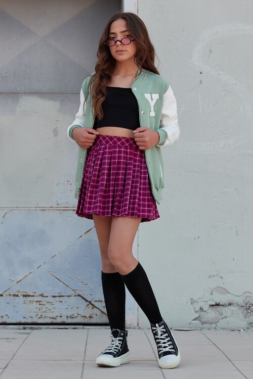 Yale Yazılı Kız Kolej Ceket  14628