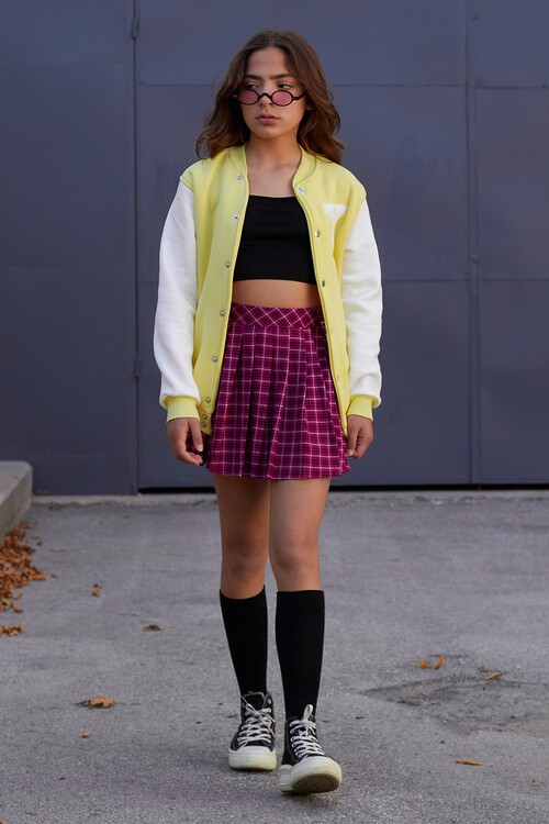 Yale Yazılı Kız Kolej Ceket  14628