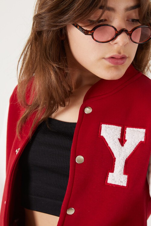 Yale Yazılı Kız Kolej Ceket  14628