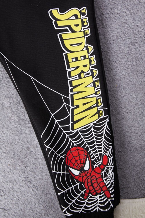 Yeşil Örümcek Adam Baskılı Tişörtlü Erkek Çocuk Takım 15219