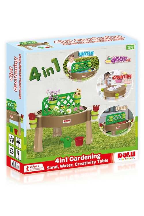 4in1 Bahçe Kum Su Aktivite Masası Oyun Seti 16134
