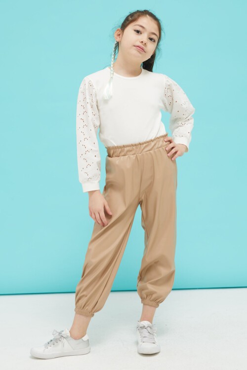 Dantel Detaylı Kız Çocuk Alt-Üst 2li Takım 15033