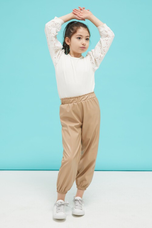 Dantel Detaylı Kız Çocuk Alt-Üst 2li Takım 15033