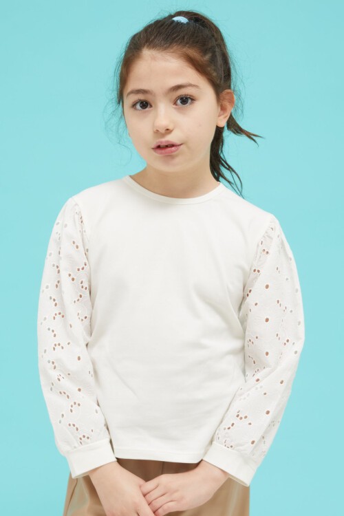 Dantel Detaylı Kız Çocuk Alt-Üst 2li Takım 15033