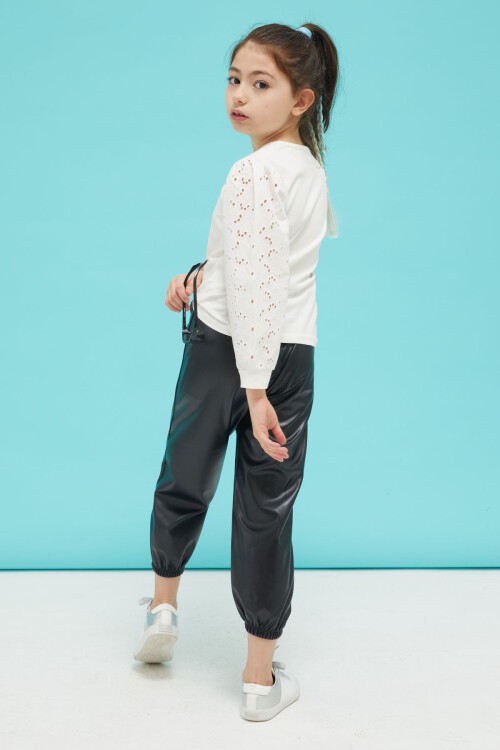 Dantel Detaylı Kız Çocuk Alt-Üst 2li Takım 15033