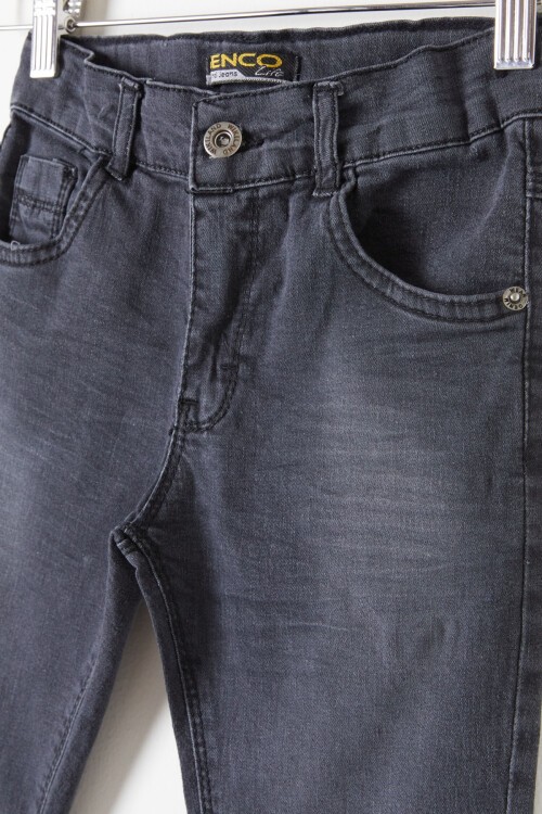 Erkek Çocuk Füme Dar Paça Jean Pantolon 16174