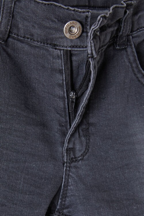 Erkek Çocuk Füme Dar Paça Jean Pantolon 16174