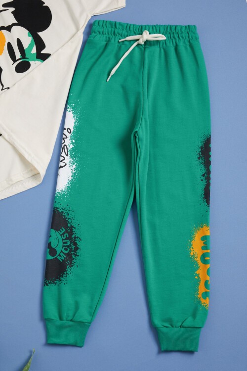 Erkek Çocuk Mickey Baskılı Yazlık Takım  15586