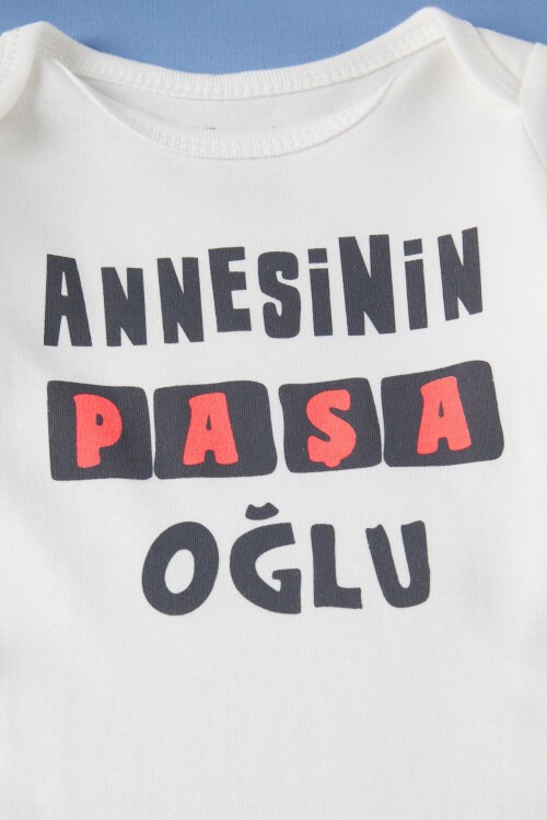 Erkek bebek Sevimli Tulum Takımı 15469