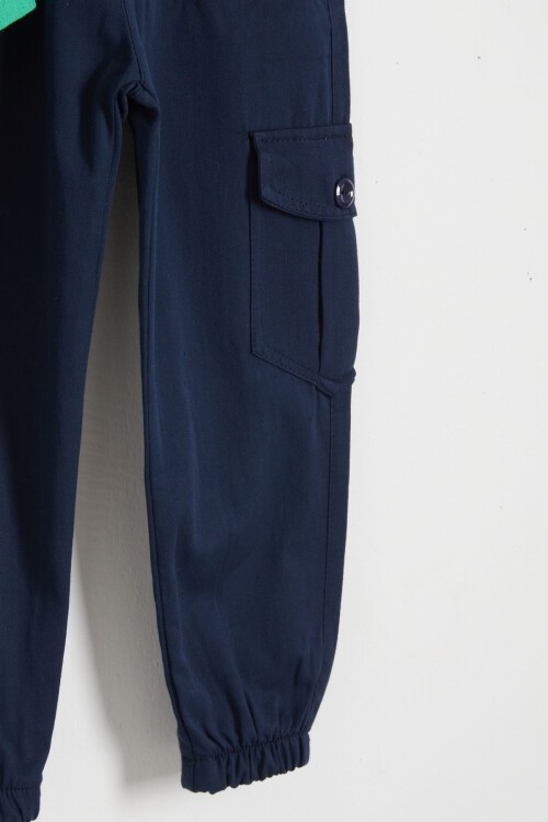 Erkek Çocuk Yeşil Gömlek ve Pantolonlu 2li Takım 15647