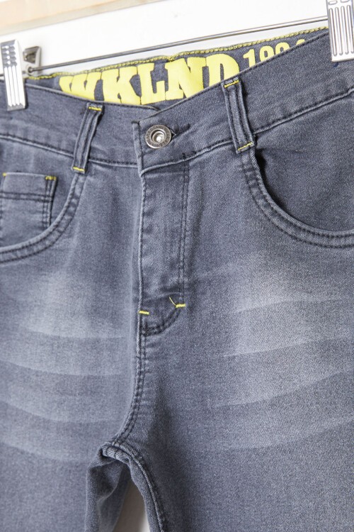 Füme Erkek Çocuk Likralı Jean Pantolon 16242