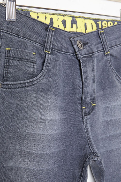 Füme Erkek Çocuk Likralı Jean Pantolon 16242