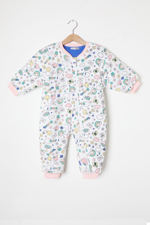 Gökküşağı Desenli Kız Çocuk Uyku Tulumu 16361