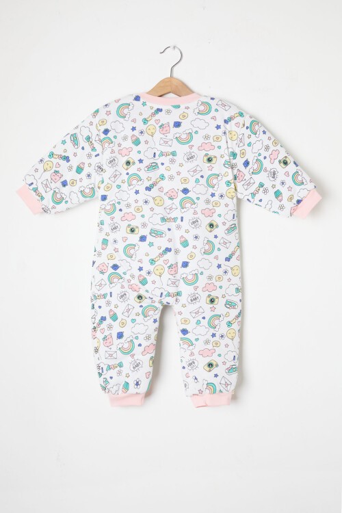 Gökküşağı Desenli Kız Çocuk Uyku Tulumu 16361