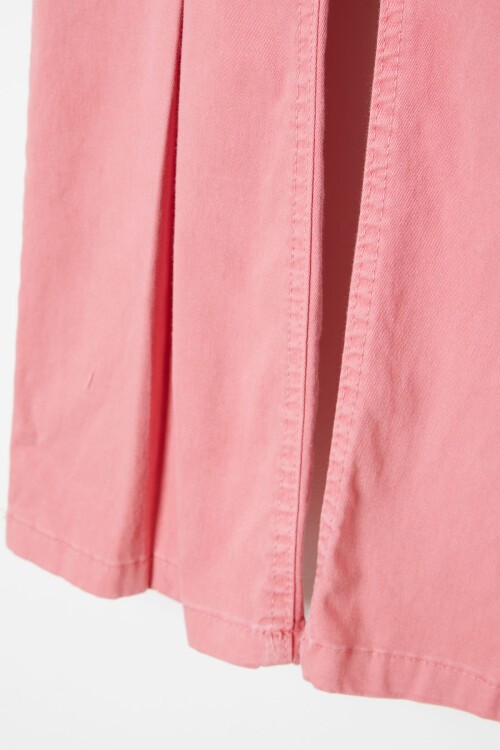 Gül Kurusu İspanyol Paça Beli Lastikli Kız Pantolon 16236