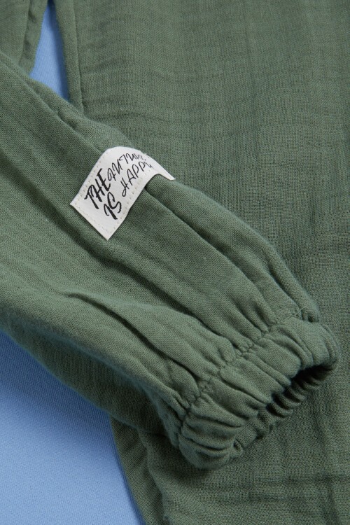 Haki Kapüşonlu Erkek Çocuk Yazlık Eşofman Takımı 15534