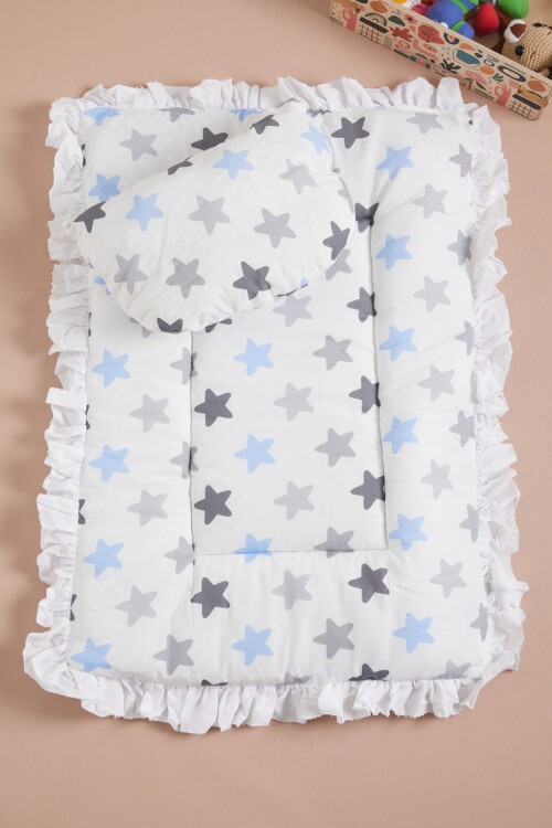 İndigo Yıldızlı Yastıklı Erkek Bebek Alt Açma 16099