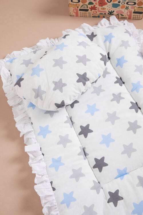 İndigo Yıldızlı Yastıklı Erkek Bebek Alt Açma 16099