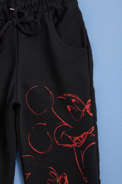 Kırmızı Karakter Baskı Erkek Çocuk Alt Üst Takım 16040